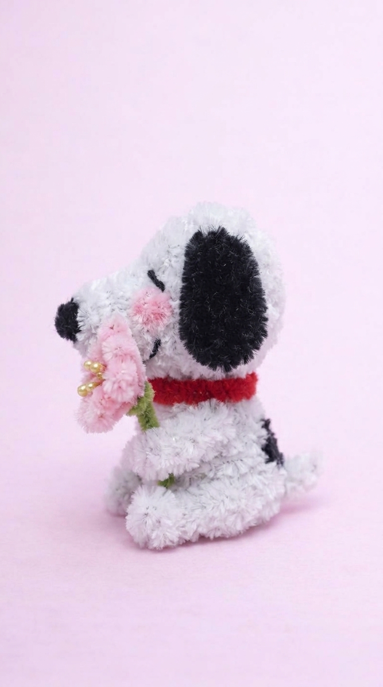 Snoopy com Flor — imagem 1 de 3