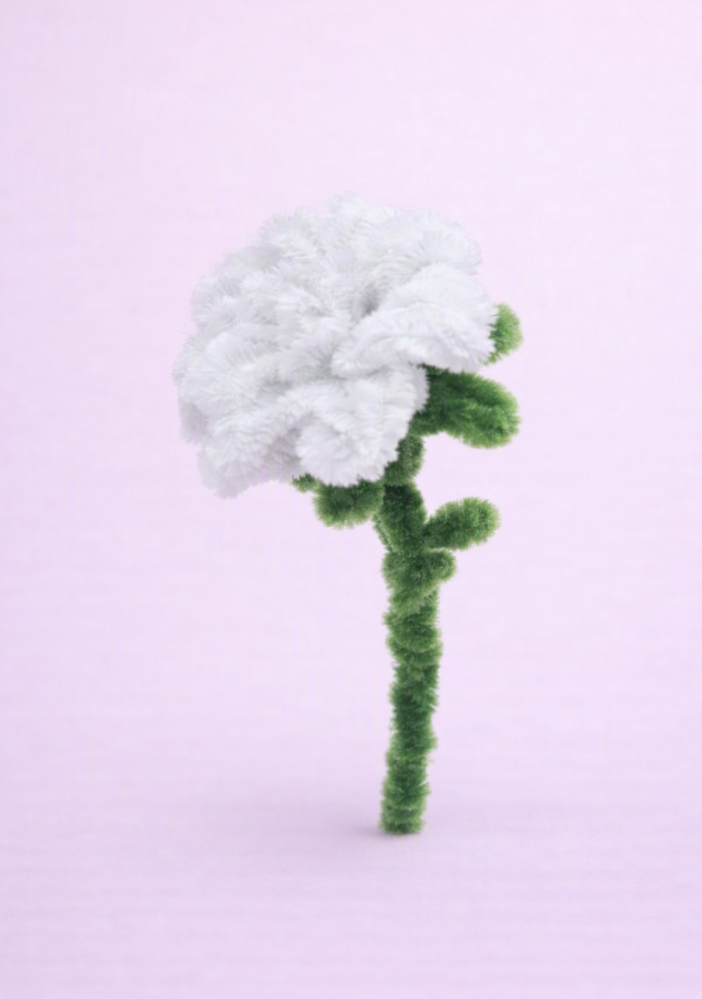 Flor Artesanal Chenille — imagem 1 de 2